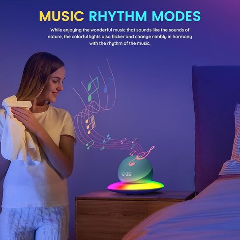 قاعدة مكبر صوت بإضاءة LED بلون الأحلام، حامل سطح المكتب، قاعدة مكبر صوت على شكل جسم غامض، متوافق مع Echo Dot (الجيل الخامس)، Echo Spot، HomePod mini، Echo Dot (الجيل الرابع)، Ehco Pop، ديكور رائع لسطح المكتب in Kuwait