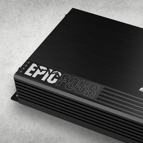 AudioControl EPICBIGFOUR Epic Series 1,400 Watt RMS Compact 4-Channel Car Audio Amplifier 350x4 @ 2 Ohms, Class D, High & Low Pass Filters, Smart Auto Protection, Epicenter Link in Saudi Arabia