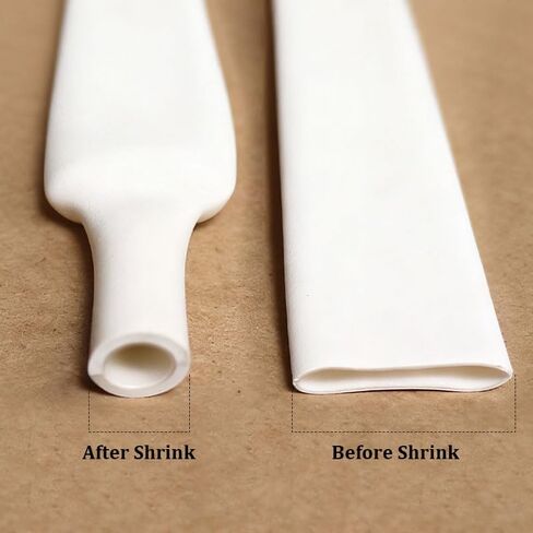 Transparent 16mm Wide 2M Long Heat Shrink Tubing with A 2:1 Ratio is Used for Electrical Insulation, Maintenance, Cable Wrapping, and Wire Connectors in Saudi Arabia