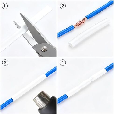 Transparent 16mm Wide 2M Long Heat Shrink Tubing with A 2:1 Ratio is Used for Electrical Insulation, Maintenance, Cable Wrapping, and Wire Connectors in Saudi Arabia
