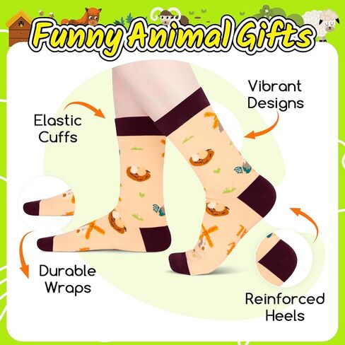 HAPPYPOP Horse Lover Gifts for Women Men - Unique Horse Socks Teens, Novelty Equestrian Gifts in Saudi Arabia