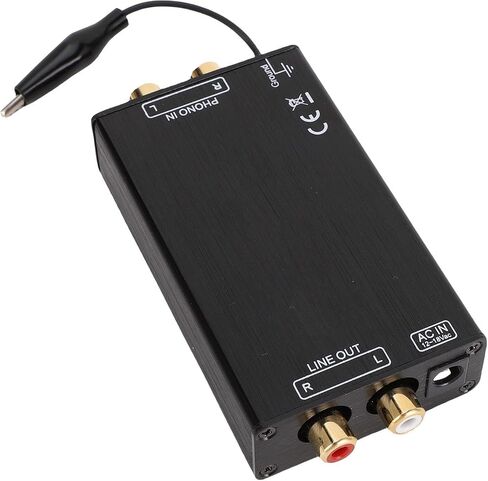 Hilitand MM Turntable Phono Preamp, AV Power Amplifier with 2 Composite Video Interface Input Output for Phonograph Record Player (US Plug AC115V) in Saudi Arabia