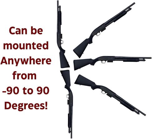 Mossberg 590/500/88 12-Gauge Shotgun Wall Mount/Low Profile/Vertical & Horizontal Mounting/Home Defense or Display/Storage in Saudi Arabia