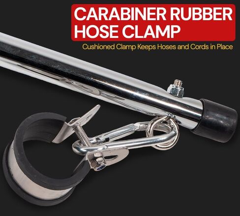 Mytee Products 40" Air and Electric - Pogo Stick - Flex Stick - Chrome, for Semi Truck Tractor Trailer in Kuwait