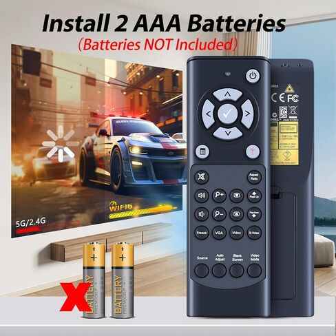 TSKB-IR02 جهاز التحكم عن بعد الجديد المناسب لجهاز العرض DLP من Dell TSKB-IR02 جهاز التحكم عن بعد 4220، 4320، 7760، S560، S560P، S560T، 4350 (أسود) in Saudi Arabia