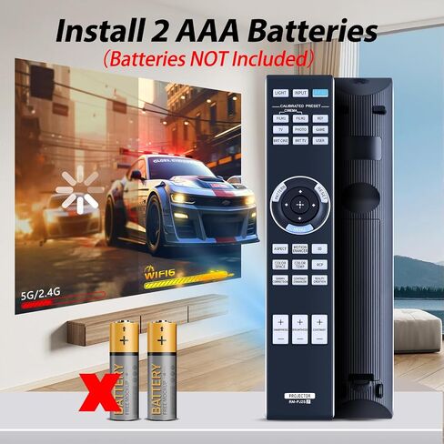 جهاز تحكم عن بعد بديل RM-PJ25 مناسب لجهاز العرض Sony VPL-HW40ES VPL-HW45ES VPL-HW55ES VPL-GTZ1 VPL-VW285ES VPL-VW295ES VPL-VZ1000 VPL-VZ1000ES VPL-HW45 VPL-HW65 in Saudi Arabia