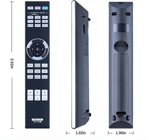 جهاز تحكم عن بعد بديل RM-PJ25 مناسب لجهاز العرض Sony VPL-HW40ES VPL-HW45ES VPL-HW55ES VPL-GTZ1 VPL-VW285ES VPL-VW295ES VPL-VZ1000 VPL-VZ1000ES VPL-HW45 VPL-HW65 in Saudi Arabia