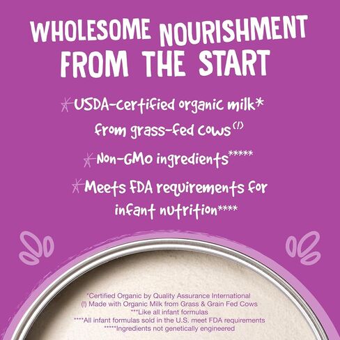 Earth's Best Organic Sensitive Baby Formula for Babies 0-12 Months, Reduced Lactose Powdered Infant Formula with Iron, Omega-3 DHA, and Omega-6 ARA, 32 oz Formula Container in Saudi Arabia