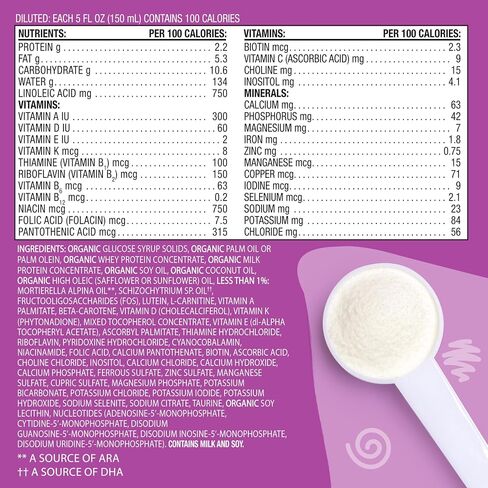 Earth's Best Organic Sensitive Baby Formula for Babies 0-12 Months, Reduced Lactose Powdered Infant Formula with Iron, Omega-3 DHA, and Omega-6 ARA, 32 oz Formula Container in Saudi Arabia