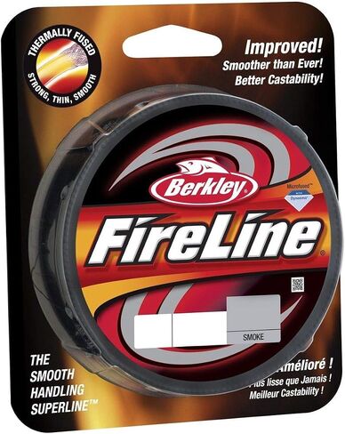 Berkley FireLine Original Fused Fishing Line 125 - yd., SMOKE, 20 LB in Saudi Arabia