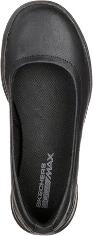 Skechers womens Go Walk Lite-15395 Ballet Flat, Black, 7.5 US in Saudi Arabia