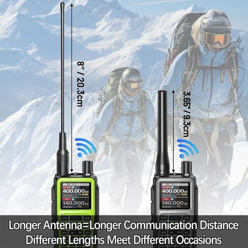 Baofeng UV-5R Mini Ham Radio طويل المدى محمول قابل لإعادة الشحن APP برمجة NOAA الطقس اتجاهين راديو لاسلكي للبالغين مع سماعة أذن مزدوجة PTT للتخييم والصيد والبقاء على قيد الحياة، 2 حزمة in Saudi Arabia