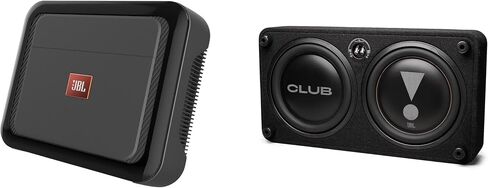 JBL CLUB1200SSL Single 12" Thin Subwoofer Enclosure with Passive Radiator CLUB-A6001A High Performance Mono subwoofer car Amplifier in Saudi Arabia