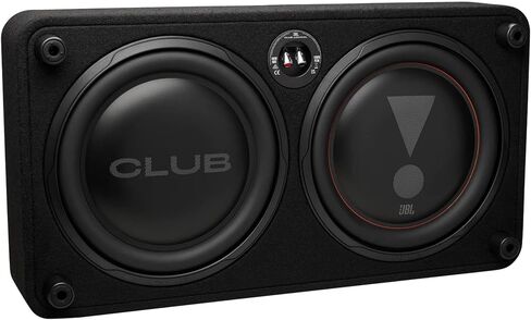 JBL CLUB1200SSL Single 12" Thin Subwoofer Enclosure with Passive Radiator CLUB-A6001A High Performance Mono subwoofer car Amplifier in Saudi Arabia