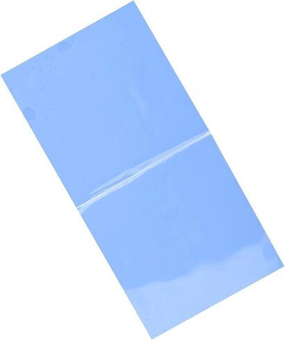 2PCS 100mm x 100mm x 1mm CPU Chip Heatsink Cooling Thermal Conductive Silicone Pad in Saudi Arabia