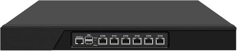 جهاز جدار الحماية HUNSN 1U، OPNsense، VPN، الجيل الثالث Core I5 ​​3320M، 3340M، RJ08، 6 x 2.5GbE I226-V LAN، وحدة التحكم، 4G RAM، 32G SSD in Kuwait