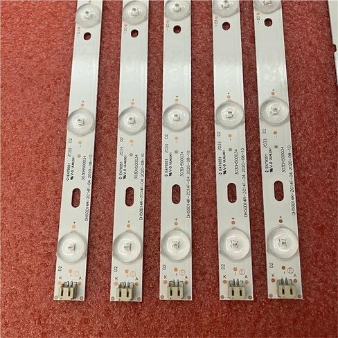 10 قطعة/المجموعة LED شريط إضاءة خلفي ل الصولجان X505BV 50CE1120 DH50D14L DH50D14R-ZC14F-04 303DH500033 303DH500034 CN50HA708 in Kuwait