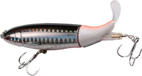 Fishing Lure for Bass, Top Water Fishing Lures with Floating Rotating, Unique Topwater Fishing Lure, Top Water Lures with Hook for Freshwater and Saltwate in Saudi Arabia