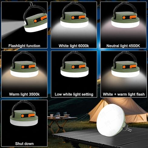 Rechargeable Camping Light MAYDENG 4000mAh , 100W, Waterproof LED Light. Suitable for Outdoor Emergencies, Hiking, and Backpacking. in Saudi Arabia