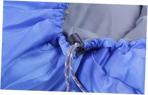 Comfortable with Drawstring Hood and Compression Sack Lightweight Outdoor Camping Gear for Adults Hiking Backpacking Spring to Autumn Blue in Saudi Arabia