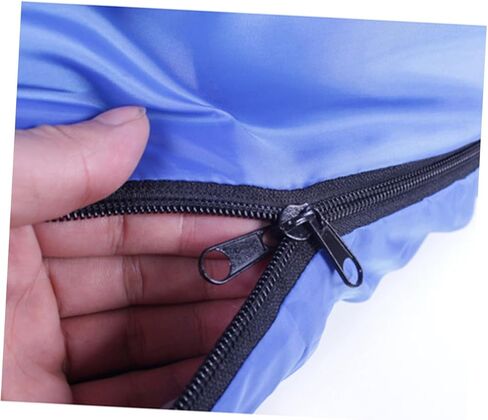 Comfortable with Drawstring Hood and Compression Sack Lightweight Outdoor Camping Gear for Adults Hiking Backpacking Spring to Autumn Blue in Saudi Arabia