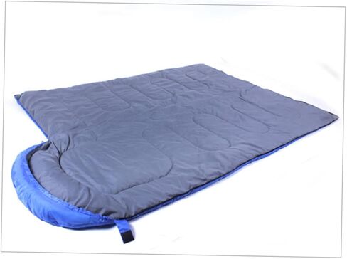 Comfortable with Drawstring Hood and Compression Sack Lightweight Outdoor Camping Gear for Adults Hiking Backpacking Spring to Autumn Blue in Saudi Arabia