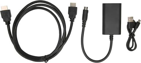 Converter for Saturn SS to, 1080P Cable Adapter for Saturn SS 16:9/4:3 S Video Input 1080p Adapter, for Nights, for Daytona USA in Saudi Arabia