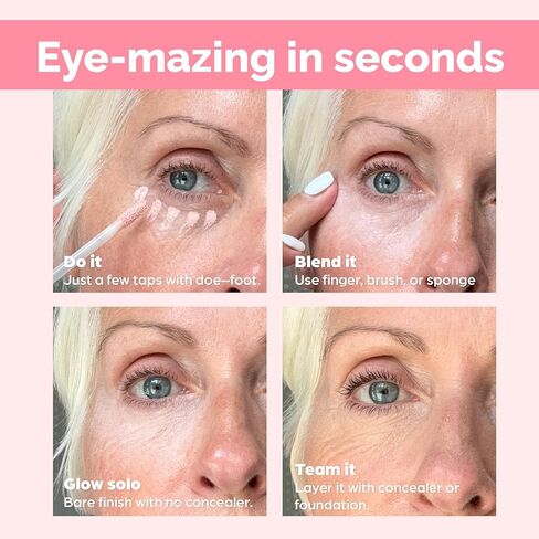Elizabeth Mott Thank Me Later Eye Primer for Long-Lasting Makeup, Clear Waterproof Eyeshadow Base to Prevent Oily Lids and Creasing, 10g in Kuwait