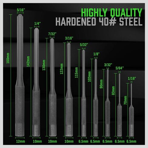 طقم سنام نحاسي 8 قطع من SWANLAKE ، 1/8 بوصة - 5/16 بوصة مجموعة من حلقات الدبابيس النحاسية في حقيبة in Kuwait