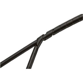 غلاف حلزوني Panduit T75NZFR-C20، مثبطات اللهب خالية من الهالوجين، نايلون 6.6، 0.75 بوصة × 100 بوصة، أسود in Kuwait
