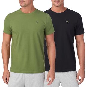 Tommy Bahama - Men's Essential 2 Pack T Shirts, Short Sleeve Crew Neck Stretch Jersey Top for Sleep or Lounge in Saudi Arabia