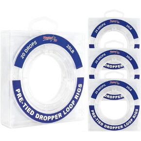 منصات حلقة قطارة مربوطة مسبقًا من MASTERPRO، بكرة خط الصيد 10LB 15LB 20LB 30LB 40LB 50LB 60LB 80LB 100LB، مناسبة لصيد المياه العذبة في المياه المالحة in Kuwait