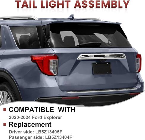 مجموعة مصابيح خلفية LED متوافقة مع 2020-2023 Ford Explorer، استبدال المصابيح الخلفية للجانب الأيسر للسائق # LB5Z13405F in Saudi Arabia