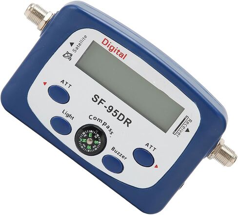 Zopsc SF-95DR مكتشف إشارة الأقمار الصناعية الرقمية مع بوصلة وشاشة LCD، أداة إشارة الأقمار الصناعية الرقمية لاتفاقية التجارة الحرة. in Saudi Arabia