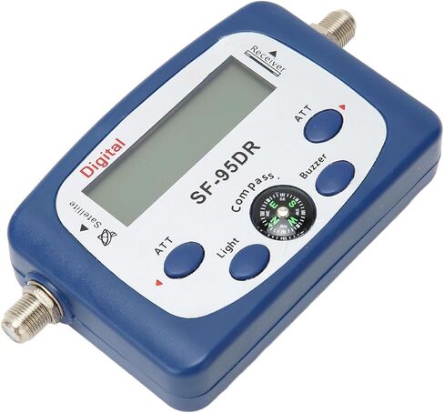 Zopsc SF-95DR مكتشف إشارة الأقمار الصناعية الرقمية مع بوصلة وشاشة LCD، أداة إشارة الأقمار الصناعية الرقمية لاتفاقية التجارة الحرة. in Saudi Arabia