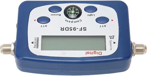 Zopsc SF-95DR مكتشف إشارة الأقمار الصناعية الرقمية مع بوصلة وشاشة LCD، أداة إشارة الأقمار الصناعية الرقمية لاتفاقية التجارة الحرة. in Saudi Arabia