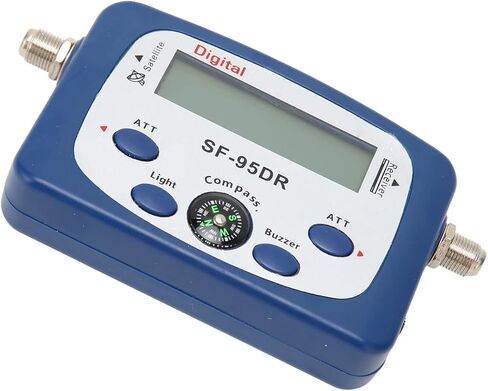 Zopsc SF-95DR مكتشف إشارة الأقمار الصناعية الرقمية مع بوصلة وشاشة LCD، أداة إشارة الأقمار الصناعية الرقمية لاتفاقية التجارة الحرة. in Saudi Arabia