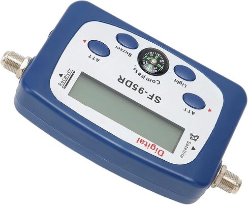 Zopsc SF-95DR مكتشف إشارة الأقمار الصناعية الرقمية مع بوصلة وشاشة LCD، أداة إشارة الأقمار الصناعية الرقمية لاتفاقية التجارة الحرة. in Saudi Arabia