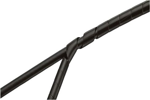 غلاف حلزوني Panduit T75NZFR-C20، مثبطات اللهب خالية من الهالوجين، نايلون 6.6، 0.75 بوصة × 100 بوصة، أسود in Kuwait