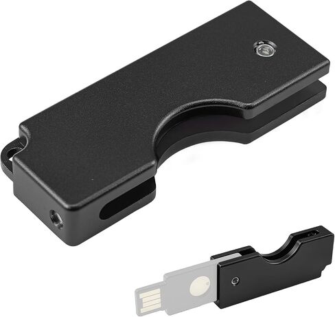 REEYEAR Slim Full Aluminum Flip Protector Case fits for Yubikey 5 NFC,Case Only Not for USB C Model in Saudi Arabia
