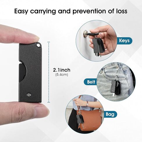 REEYEAR Slim Full Aluminum Flip Protector Case fits for Yubikey 5 NFC,Case Only Not for USB C Model in Saudi Arabia