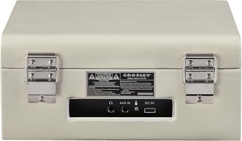 Crosley CR3517A-DU Voyager Retro Portable CD Player with Stereo Bluetooth Speakers and FM Radio, Dune in Saudi Arabia