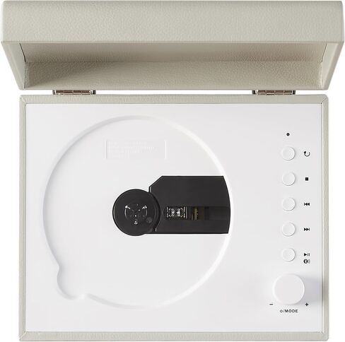Crosley CR3517A-DU Voyager Retro Portable CD Player with Stereo Bluetooth Speakers and FM Radio, Dune in Saudi Arabia