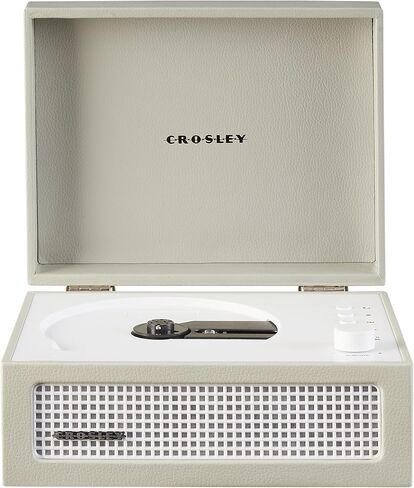 Crosley CR3517A-DU Voyager Retro Portable CD Player with Stereo Bluetooth Speakers and FM Radio, Dune in Saudi Arabia