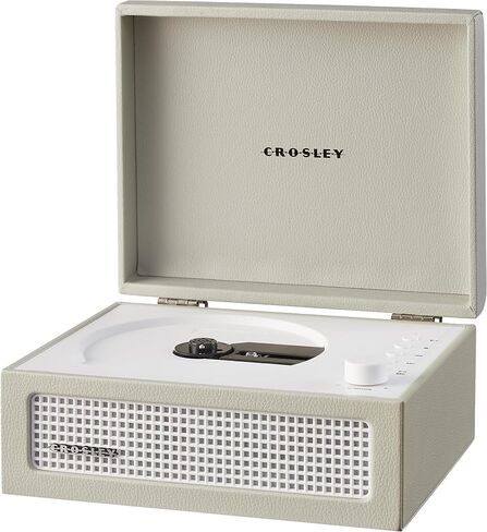 Crosley CR3517A-DU Voyager Retro Portable CD Player with Stereo Bluetooth Speakers and FM Radio, Dune in Saudi Arabia