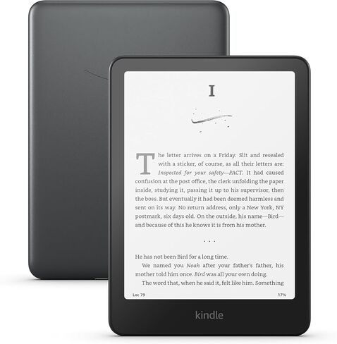 Amazon Kindle Paperwhite Signature Edition Bundle: Bundle Includes Amazon Kindle Paperwhite Signature Edition 32GB | Metallic Black and Sling Bag | Cinder in Saudi Arabia