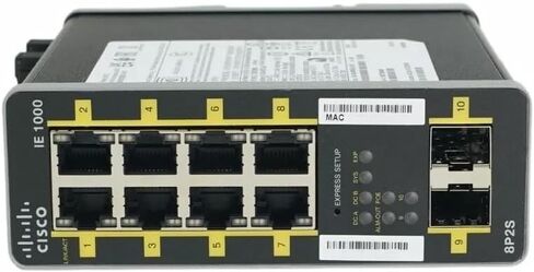 Cisco IE-1000-8P2S-LM 8x PoE+ 10/100+ & 2x 1G SFP Industrial Ethernet Managed Switch [Cisco Refresh] (Renewed) in Kuwait