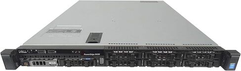 Dell PowerEdge R430 8 Bay SFF 1U Server، 2X Intel Xeon E5-2667 V4 3.2 جيجا هرتز 8C، 256 جيجابايت DDR4، 4X 960 جيجابايت SSD، PERC H730، iDRAC 8 Express، 2X 550 واط وحدات PSU، القضبان (متجددة) in Kuwait