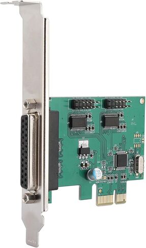 Keenso PCIE to 2 Serial 1 Parallel Port Adapter, Supports RS-232 DB9 Ports, for Computers with PCI Express Specification, Ideal for Office Use in Kuwait