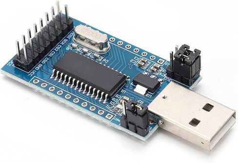 وحدة تحويل المنفذ المتوازي USB إلى UART I2C SPI TTL ISP EPP MEM واجهة 3.3 فولت 5 فولت جهد الإخراج للمشروعات الإلكترونية وعشاق DIY مادة PCB in Kuwait